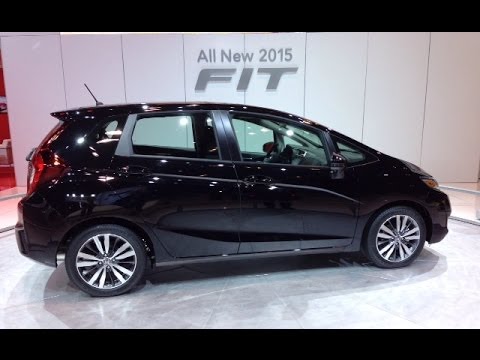 NEW 2015 Honda Fit review with walk around & Watch Honda kick me out!