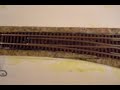 z scale turnout switched with 