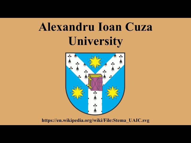Alexandru Ioan Cuza University video #1