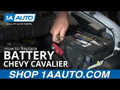 How To Install Replace Dead Battery 1995-05 Chevy Cavalier