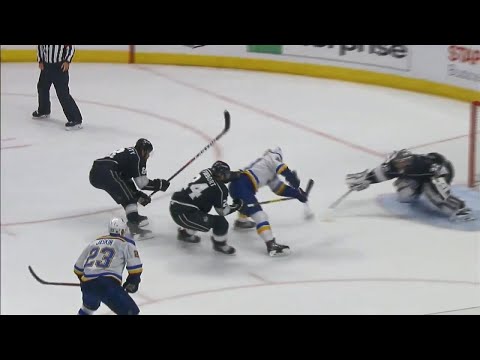 Video: Blues score seven goals with seven different players vs. Kings