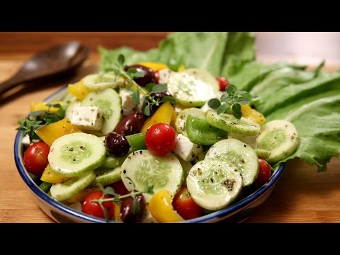 Greek Salad | Healthy & Nutritious Salad Recipe | Divine Taste With Anushruti