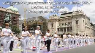 Joga performans 2014, Beograd, Trg republike