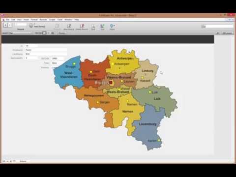 Filemaker Customer count per State on a map Filemaker Customer count per State on a map