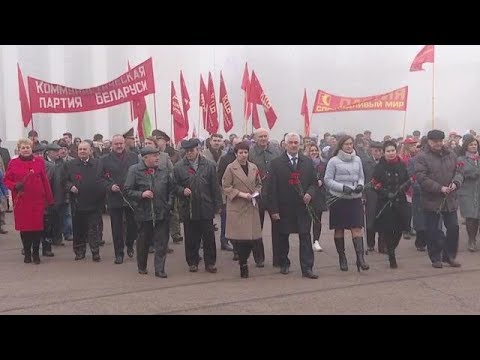 Лукашенко - Октябрьская революция стала для трудящихся всего мира символом освобождения видео