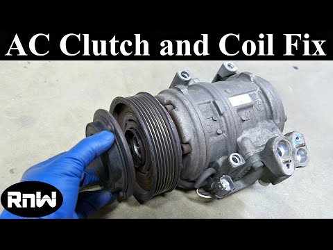how to replace a c compressor in vehicle