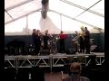 davide ghidoni si esibisce con il noto gruppo venetum brass al soun expo' di verona