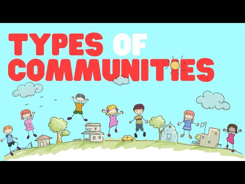 Types of Communities  Thumbnail