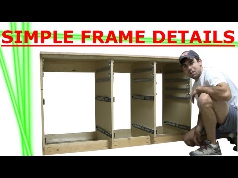drawers - Here I show you more of the structual aspects of my drawer storage unit.