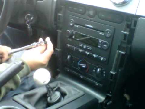 How to Remove Radio / CD Changer from 2006 Ford Mustang for Repair