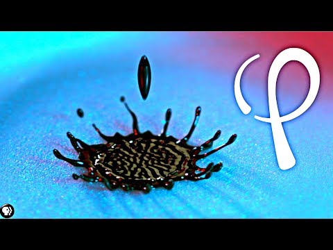 SLOW MOTION SCIENCE! Ferrofluid dropping on magnet