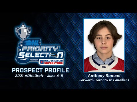#OHLDraft Prospect Profile: Anthony Romani