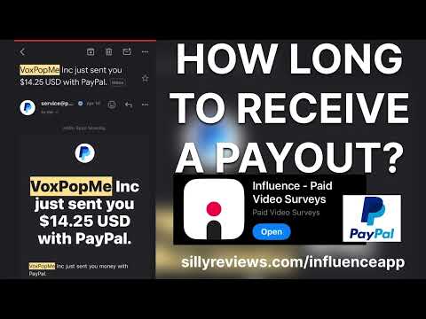 How Fast Does The Influence App Pay Out?