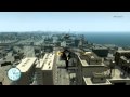 GTA  4 : throwing myself from the statue of liberty city
