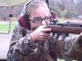 Ragan Slone's 1st Time Shooting A 30 cal. gun.