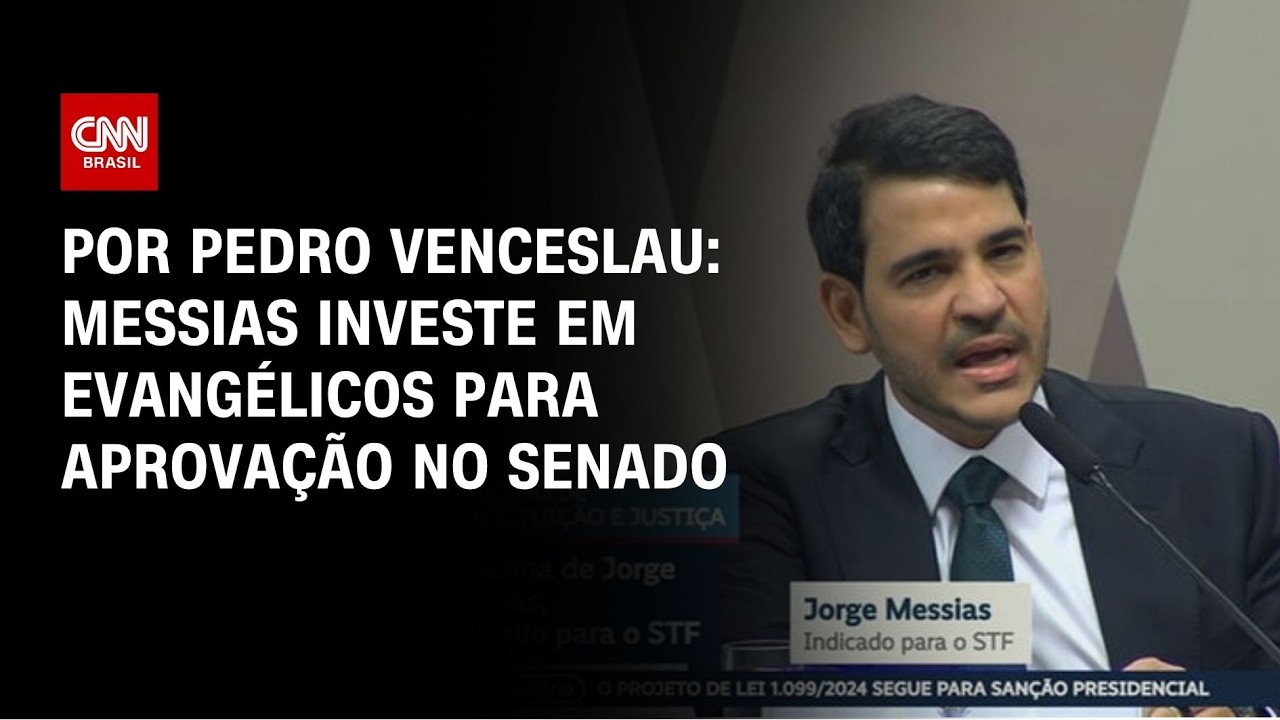 Análise: Messias investe em evangélicos para aprovação no Senado | CNN 360º