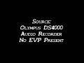 this is audio that our investigators captured in early 2008 at an active location in illinois. two audio sources were set to record at the same time. one audio source was clean. the other source picked up a voice. listen for yourself. the evp is in the second audio source in this video.