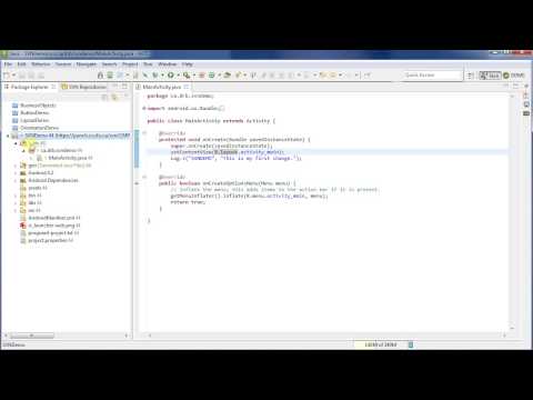 SVN Demo with Subversive: Basic checkin-out