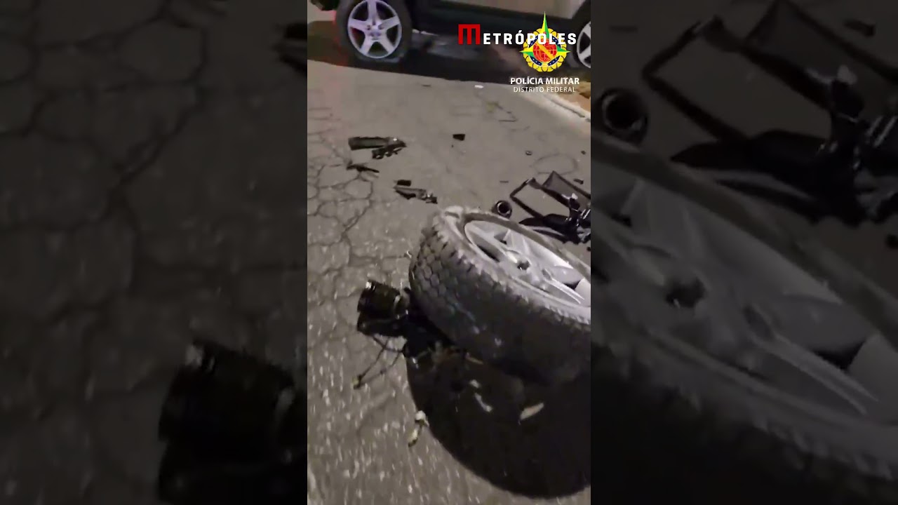 Vídeo mostra rastro de destruição causado por bêbada na Esplanada