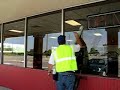 Window Cleaning After Cleaning the Awnings Above- part 2