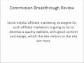 Commission Breakthrough Review