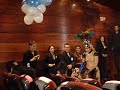 Las bailarinas de samba del IV foro de publicidad y mercadeo del iutirla se antojaron de Rhigo y lo subieron a bailar
