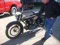 Vintage Motorcycle Royal Enfield Running