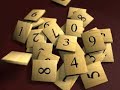 Numbered Tiles (3DS Max render)