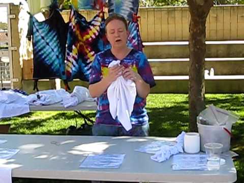how to prep a t-shirt for tie dye