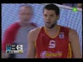 Florent Pietrus dunks over Reyes vs. Spain Florent Pietrus dunks over Reyes vs. Spain