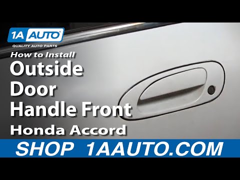 How To Install Replace Outside Door Handle Front Honda Accord 94-97 1AAuto.com