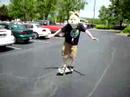 Bitzer rides the short longboard Bitzer rides the short longboard