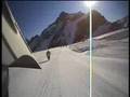 Allalin glacier bike downhill snow saas fee 2007