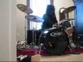 gorrilla playing drums