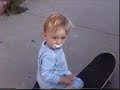 Christian skateboarding - 14 months old Christian skateboarding - 14 months old