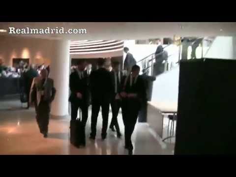 BEHIND THE SCENES: Real Madrid leave the hotel to Allianz Arena