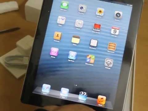 Apple Ipad 4 With Retina Display 64gb Wifi + Cellular 3G : Unboxing and Review