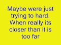 Sum 41 i'm in too deep lyrics text words