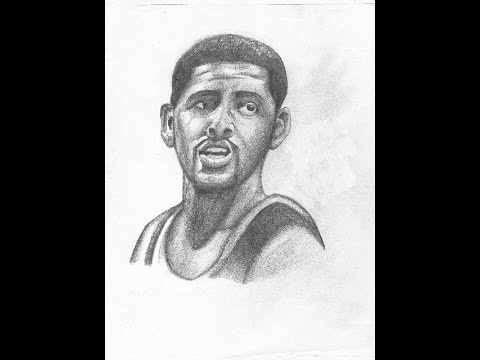 how to draw kyrie irving