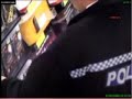 Police Officer stealing computer games