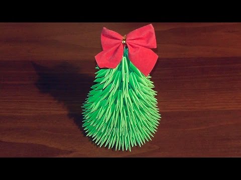 how to origami tree