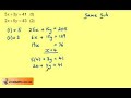 Solving Simutaneous Equations By Elimination e.g 2 (ACS BR)