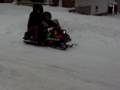 2009-07-29 | Snowmobiling Kitty Kat Christian giving Dee a ride. ~> Christian giving Dee a ride on his new Kitty Kat. (0:38)