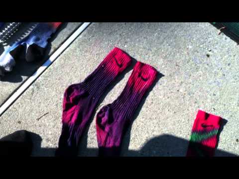 how to dye socks