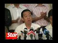 Post Election announcement by Lim Guan Eng