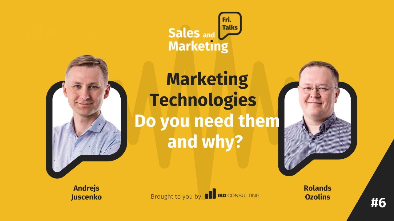 Marketing Technologies  Do you need them and why