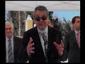 Ceremonia apertura de la nueva parada preferente de guaguas de la Vega de San Mateo, primera parte