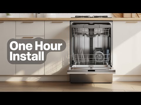 how to install a built in dishwasher