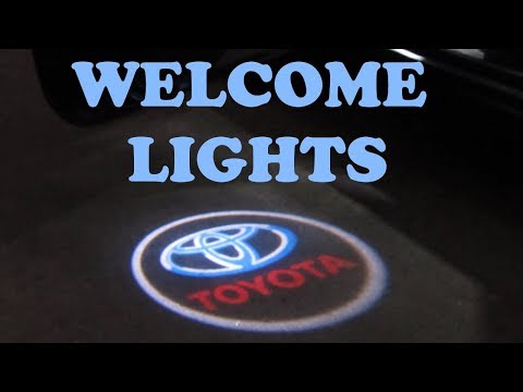 Install Door Welcome Logo Lights