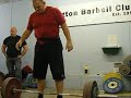Nat Cooper 140kg clean and jerk